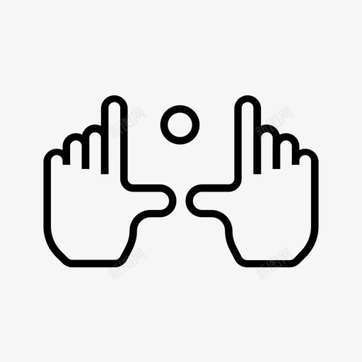 手框架方向手指svg_新图网 https://ixintu.com 框架 方向 手指 视图 用户界面