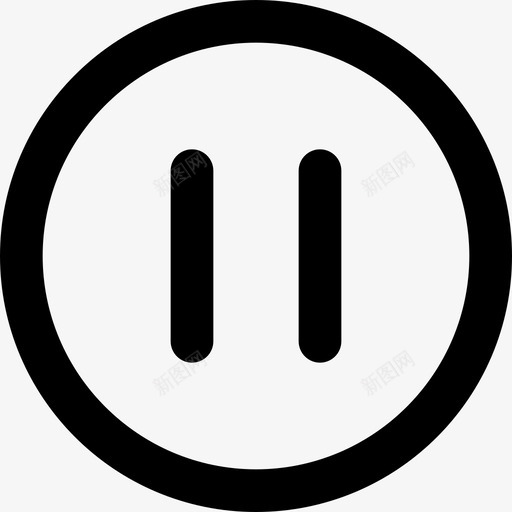 下载暂停iconsvg_新图网 https://ixintu.com 下载 暂停 icon