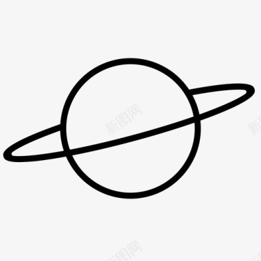 天王星天文学行星图标