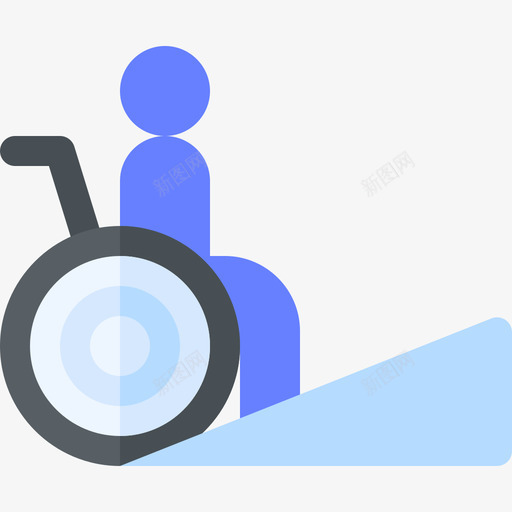 轮椅残疾人援助18平板svg_新图网 https://ixintu.com 轮椅 残疾人 援助 平板