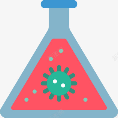 病毒病毒爆发1平坦图标