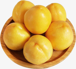 黄桃桃水果素材