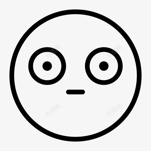 表情惊讶表情轮廓64svg_新图网 https://ixintu.com 表情 惊讶 轮廓