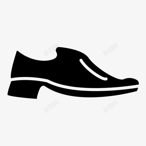 鞋经典正式svg_新图网 https://ixintu.com 正式 经典 派对 鞋雕文