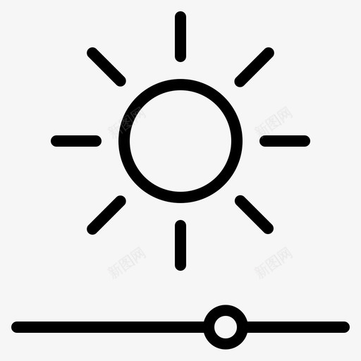亮度等级对比度光线svg_新图网 https://ixintu.com 亮度 等级 对比度 光线 阳光 显示 设置