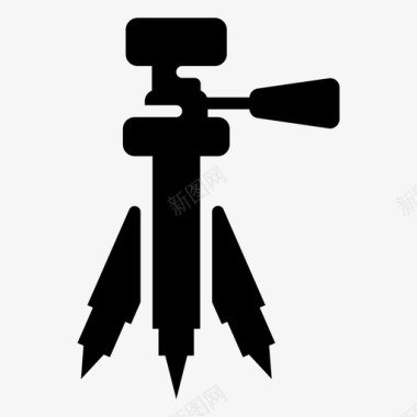 三脚架照相机数码相机摄影设备图标