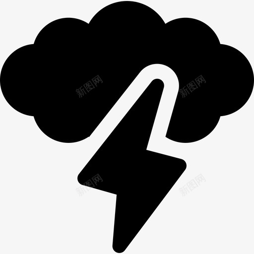 雷雨天气349充满svg_新图网 https://ixintu.com 雷雨 天气 充满