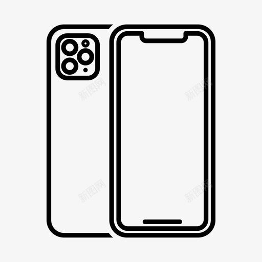 iphone11pro手机iphone11svg_新图网 https://ixintu.com iphone pro 手机 智能