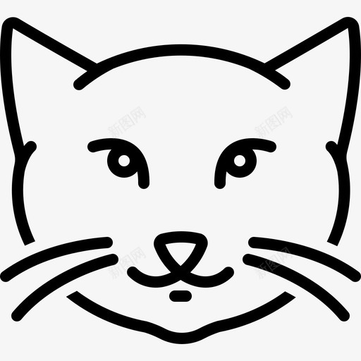 小猫动物可爱svg_新图网 https://ixintu.com 小猫 动物 可爱