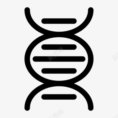 遗传学生物学染色体图标