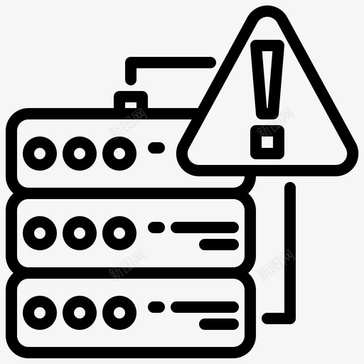 服务器通知13线性svg_新图网 https://ixintu.com 服务器 通知 线性