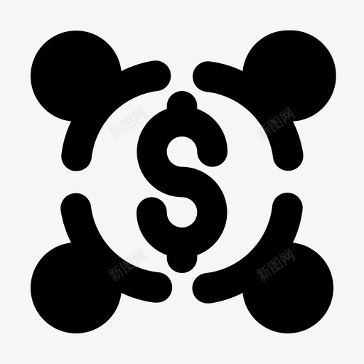 项目管理预算业务svg_新图网 https://ixintu.com 项目管理 预算 业务 财务部 投资 组织 2字形 24r