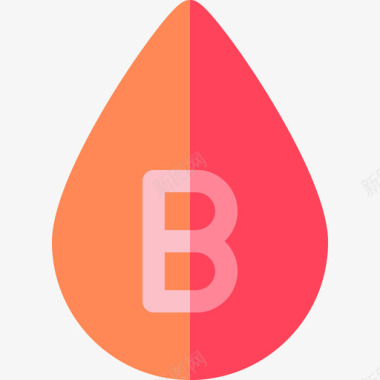 B血型献血78平坦图标