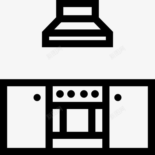 厨房家具室内svg_新图网 https://ixintu.com 厨房 家具 室内