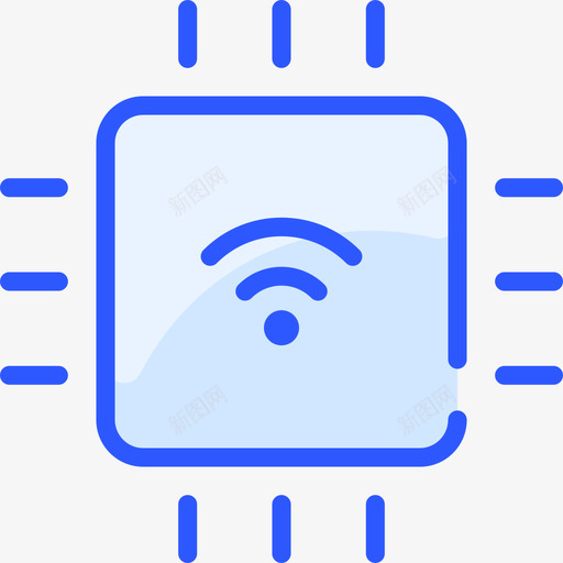 Cpu互联网技术28蓝色svg_新图网 https://ixintu.com Cpu 互联网 技术 蓝色