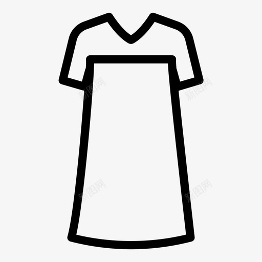 孕妇装服装时装svg_新图网 https://ixintu.com 孕妇 服装 时装 轮廓
