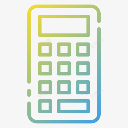计算器物流133梯度svg_新图网 https://ixintu.com 计算器 物流 梯度