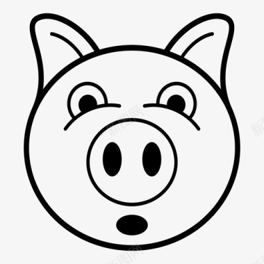 猪动物公猪图标