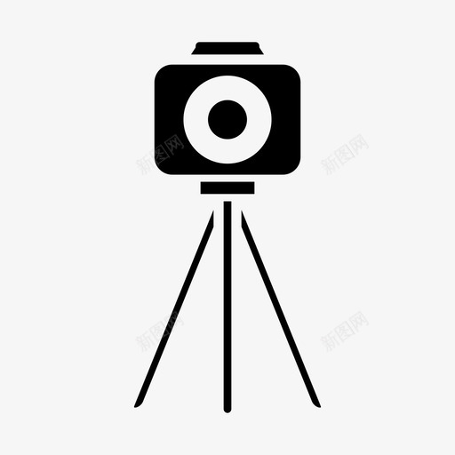 照相机摄像机拍摄svg_新图网 https://ixintu.com 照相机 摄像机 拍摄 摄影 三脚架