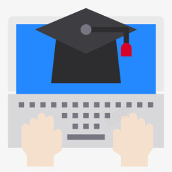 网上教育毕业帽网上教育50平装高清图片