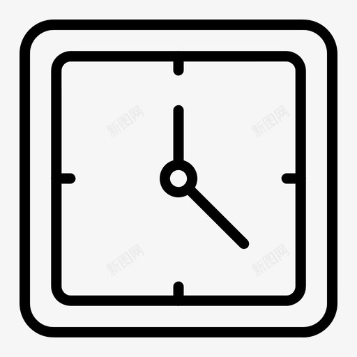 挂钟时间表时间svg_新图网 https://ixintu.com 挂钟 时间表 时间 手表 家用电器