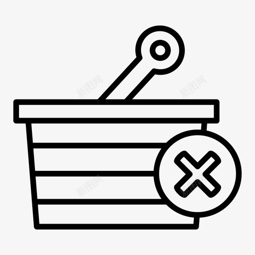 采购篮子购买svg_新图网 https://ixintu.com 篮子 采购 购买 商业 移除 商店