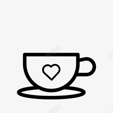 爱杯咖啡茶图标