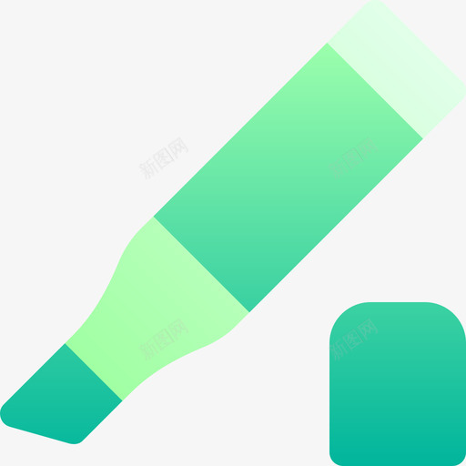 荧光笔信纸126渐变色svg_新图网 https://ixintu.com 荧光笔 信纸 渐变 变色