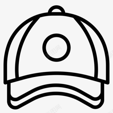 帽子棒球服装图标