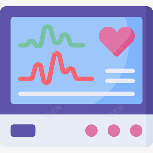 心电图养老院9号平坦svg_新图网 https://ixintu.com 心电图 养老院 9号 平坦