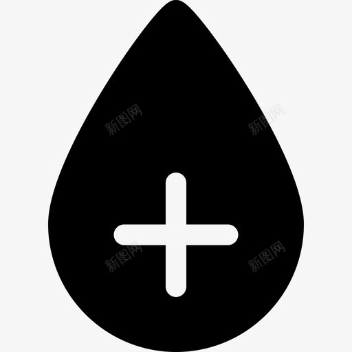 血滴献血79已填充svg_新图网 https://ixintu.com 血滴 献血 填充