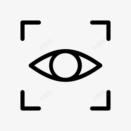 焦点眼睛摄影svg_新图网 https://ixintu.com 摄影 焦点 眼睛 视野 手表 影线