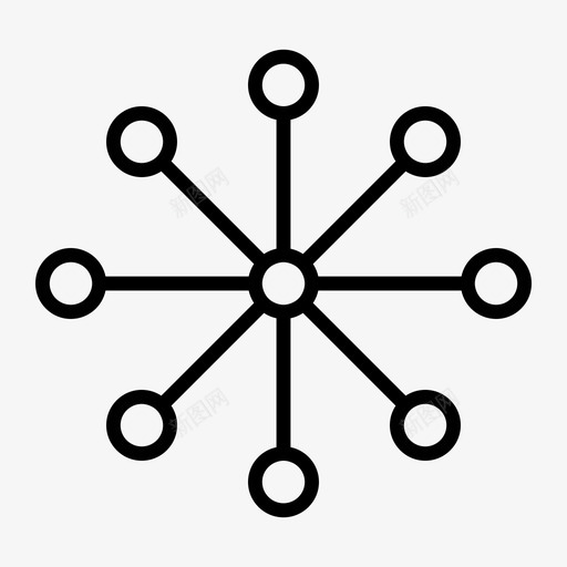 网络架构网络图网络拓扑结构svg_新图网 https://ixintu.com 网络 拓扑 架构 结构 星型 数据库 存储