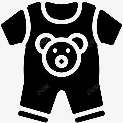 婴儿服装婴儿3蓝色svg_新图网 https://ixintu.com 婴儿 服装 蓝色