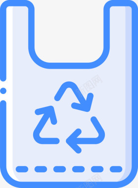 回收气候变化72蓝色图标