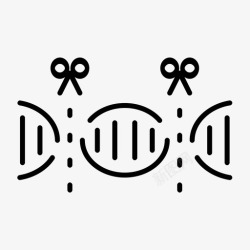 精简图标基因编辑crisprdna高清图片