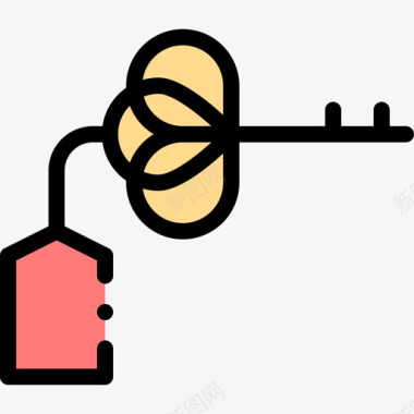 钥匙hope9线性颜色图标