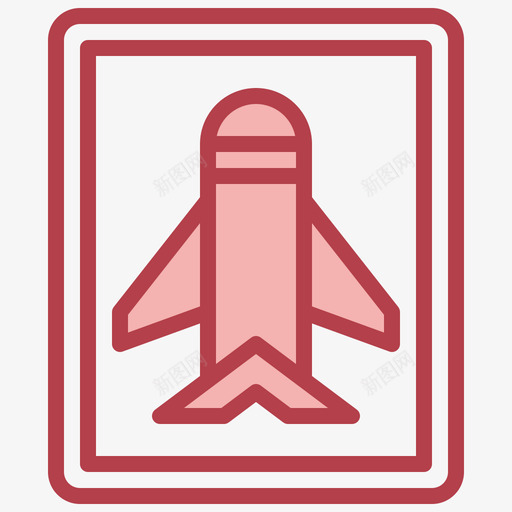 机场信号和禁令18红色svg_新图网 https://ixintu.com 机场 信号 禁令 红色