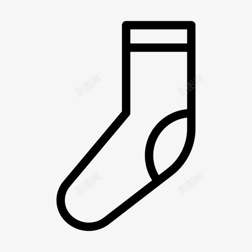 袜子布料时尚svg_新图网 https://ixintu.com 布料 时尚 袜子 穿着 冬季 线条 雕文