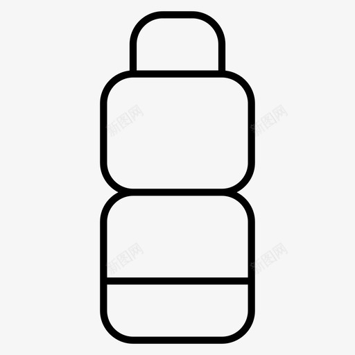 水瓶饮料补水svg_新图网 https://ixintu.com 水瓶 饮料 补水 混合 图标