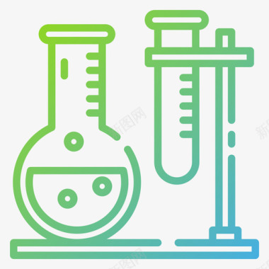 实验室工具石油工业19梯度图标