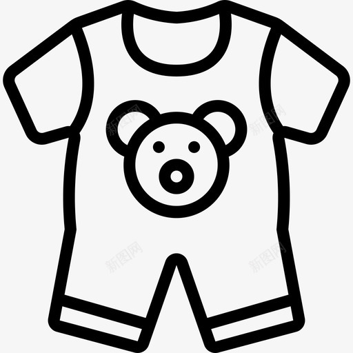 婴儿服装婴儿2直系svg_新图网 https://ixintu.com 婴儿 服装 直系