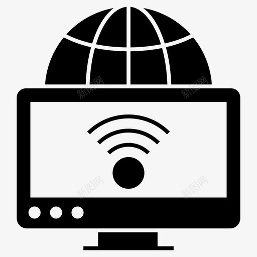 internet连接internet访问wifisvg_新图网 https://ixintu.com internet 连接 访问 wifi 无线网络 网络 通信 字形 图标