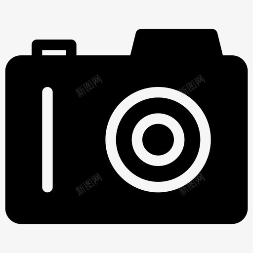 袖珍相机无镜旅行svg_新图网 https://ixintu.com 旅行 袖珍 相机 无镜 度假 实心