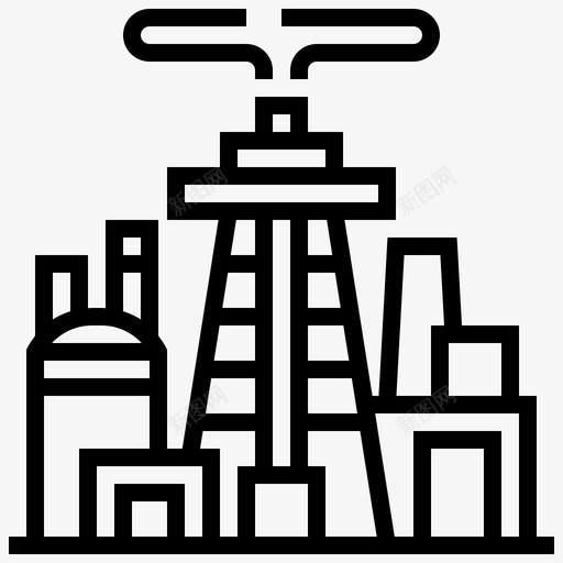 开采石油工业20线性svg_新图网 https://ixintu.com 开采 石油工业 线性