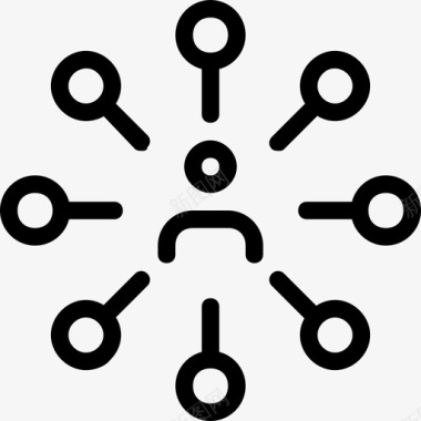 网络业务项目3线性图标