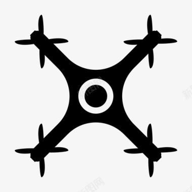 无人机照相机无人机飞机图标
