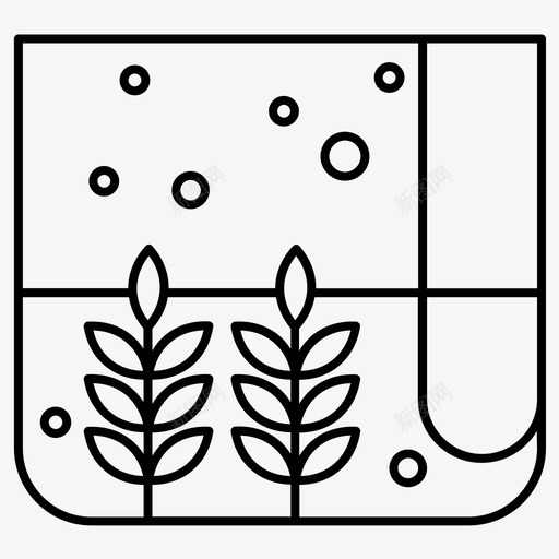 小麦农业自然svg_新图网 https://ixintu.com 农业 小麦 自然 园艺 常规 系列