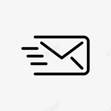 发送电子邮件通信信件图标