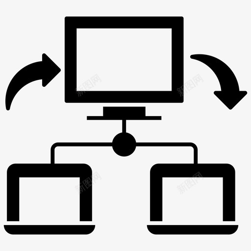 数据共享连接的设备数据传输svg_新图网 https://ixintu.com 数据 共享 连接 lan 网络 设备 数据传输 无线网络 通信 标志 标志符